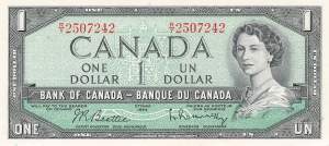 Kanada 1 Dollar 1954  p.74b